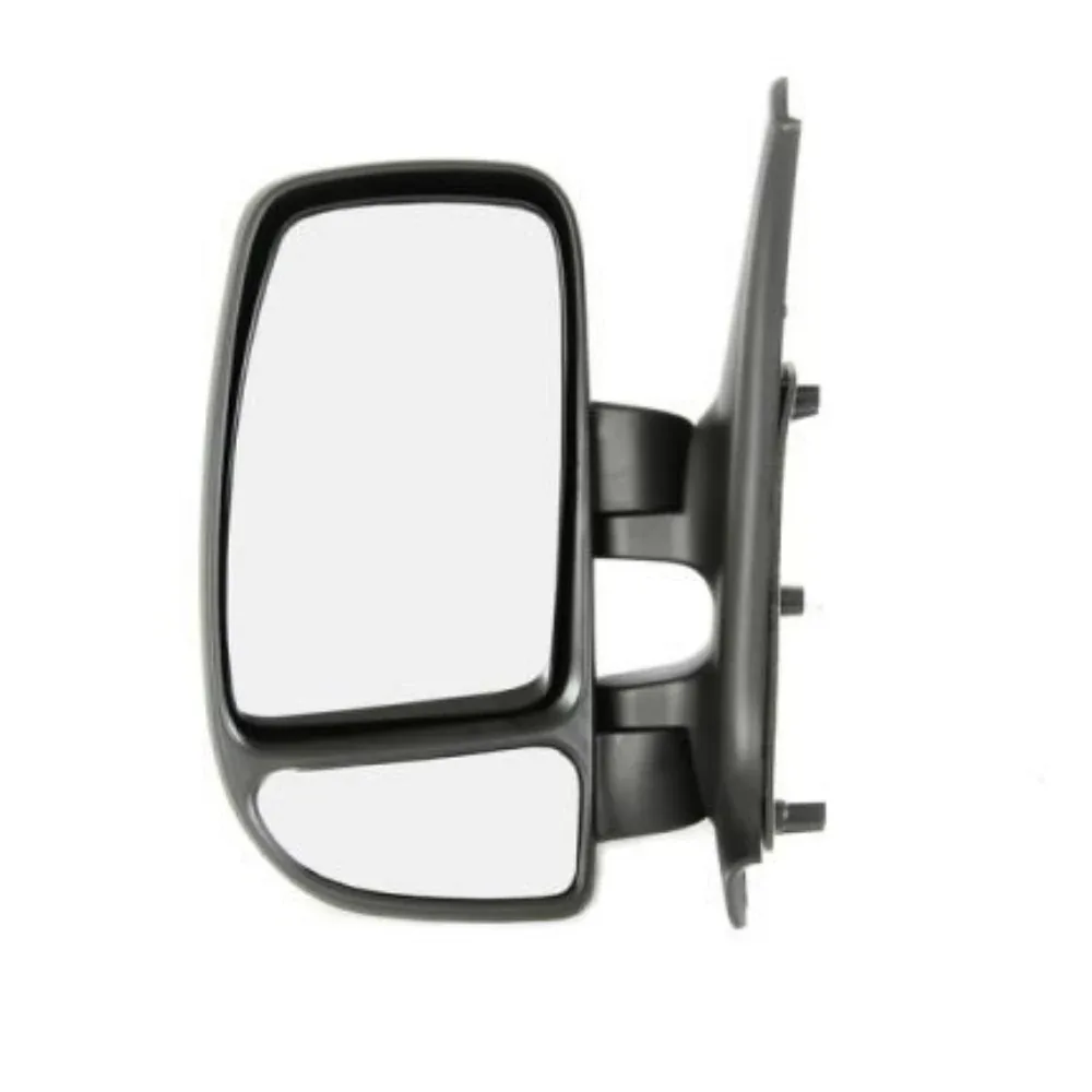 Vauxhall Movano Complete Wing Mirror Unit 1999-2010 — Manual, Manual Folding, Black Cover — Left Passenger Side