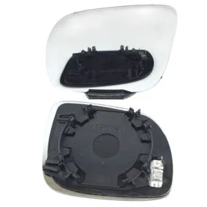 Volkswagen Polo Clip-on Wing Mirror Glass 2000-2002 — Heated, Convex — Left Passenger Side