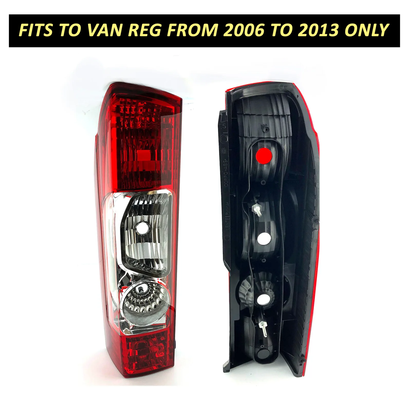 Citroen Relay Rear Lamp Light 2006-2024 — Non-LED — Left Passenger Side