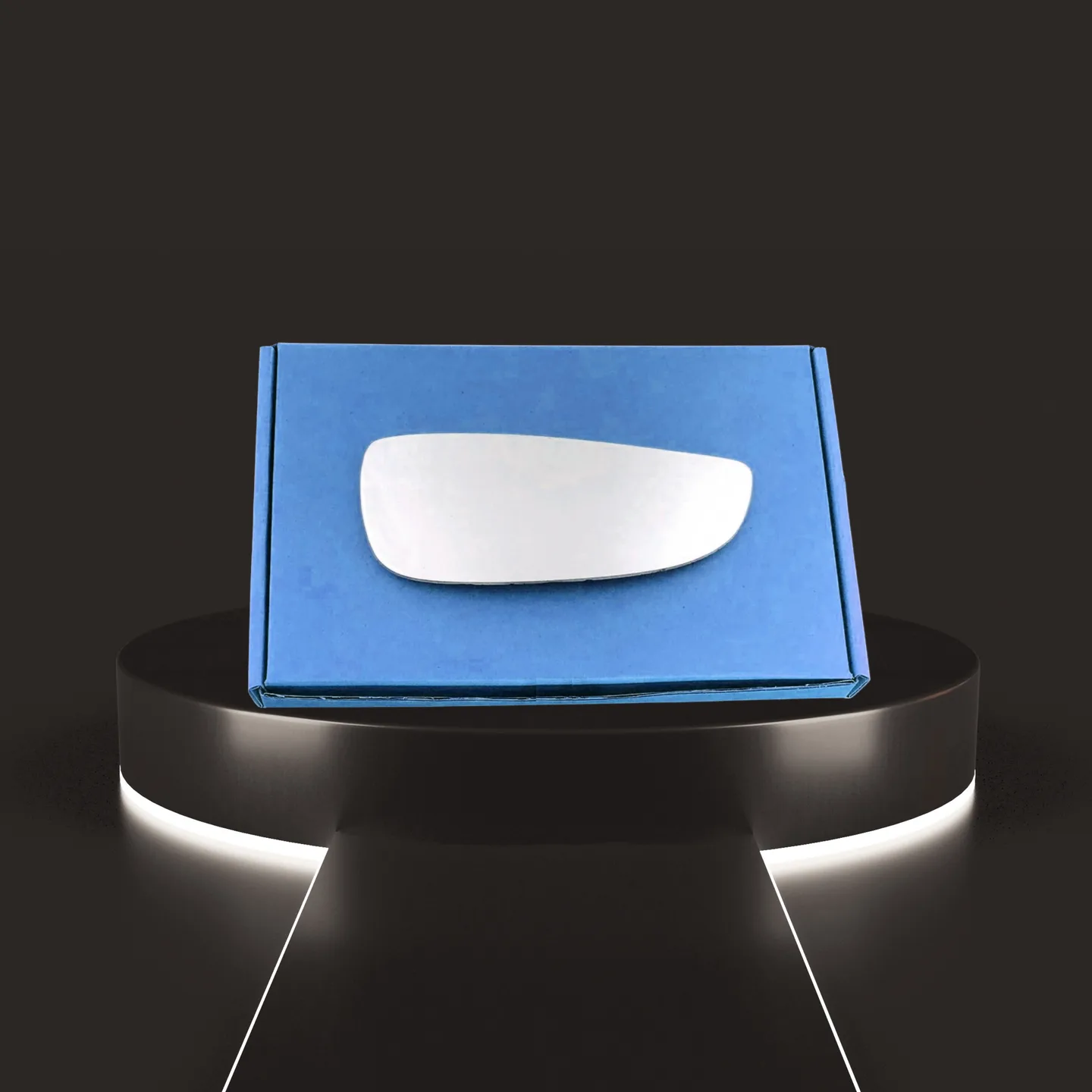 Fiat Ducato Stick-on Wing Mirror Glass 2006-2024 — Convex, Blind-Spot — Right Driver Side