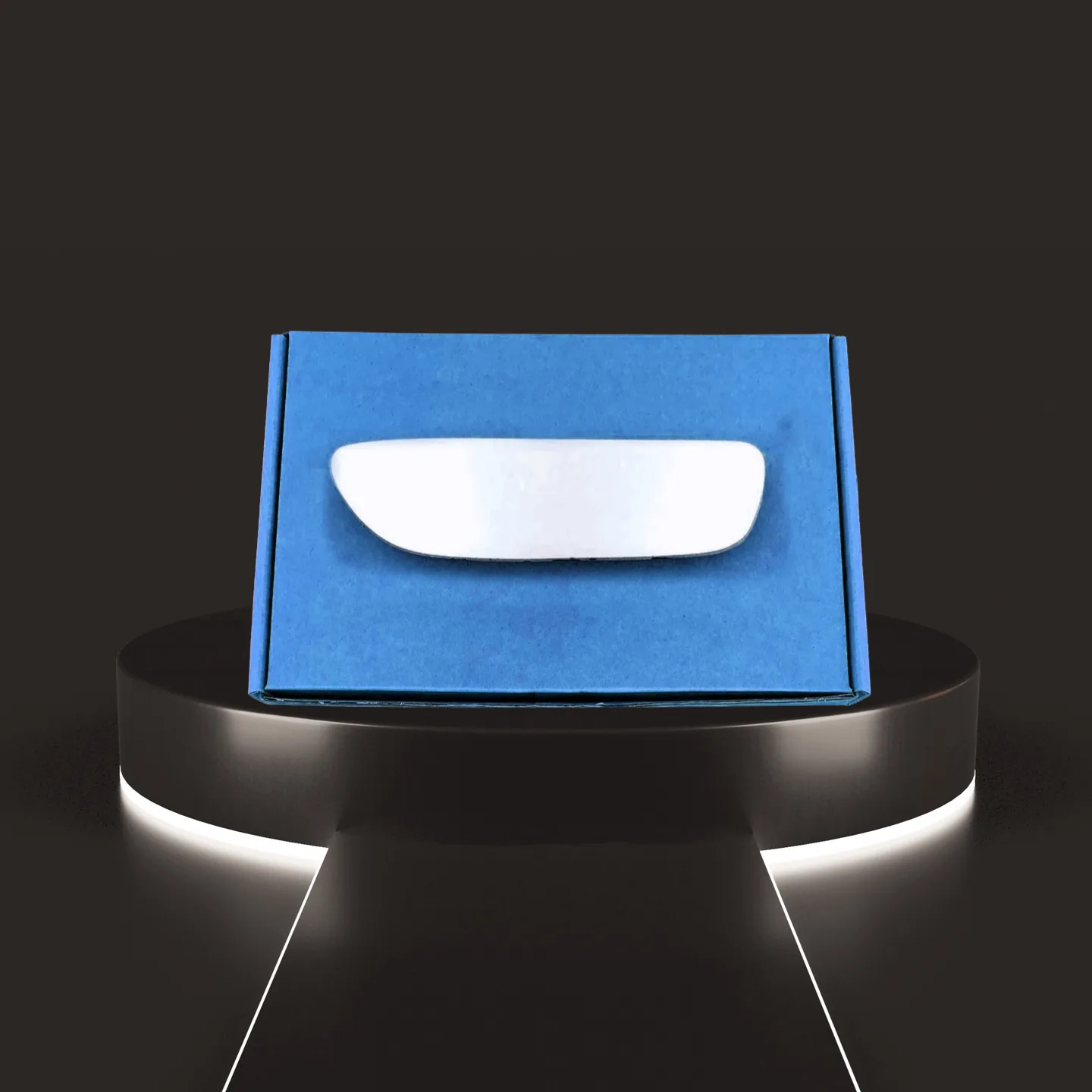 Fiat Doblo Stick-on Wing Mirror Glass 2009-2022 — Blind-Spot — Left Passenger Side