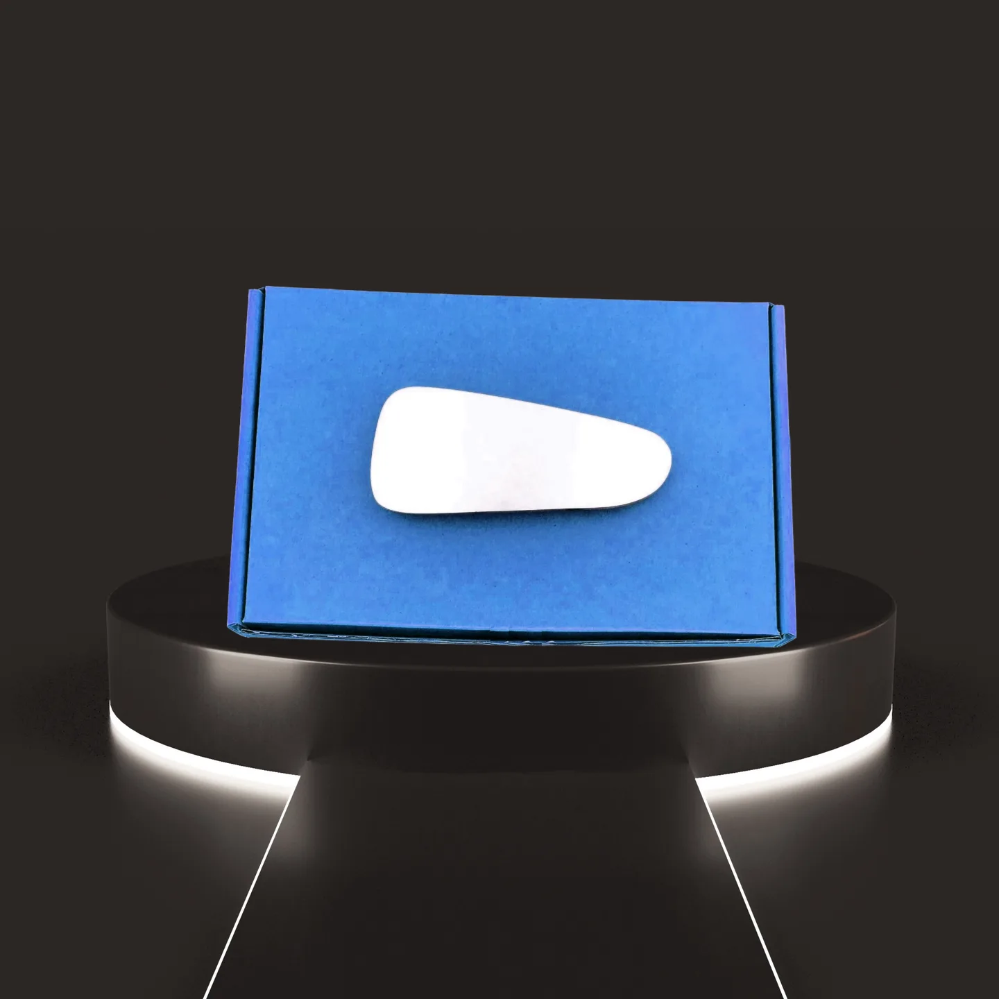 Ford Transit Custom Stick-on Wing Mirror Glass 2020-2023 — Blind-Spot — Right Driver Side