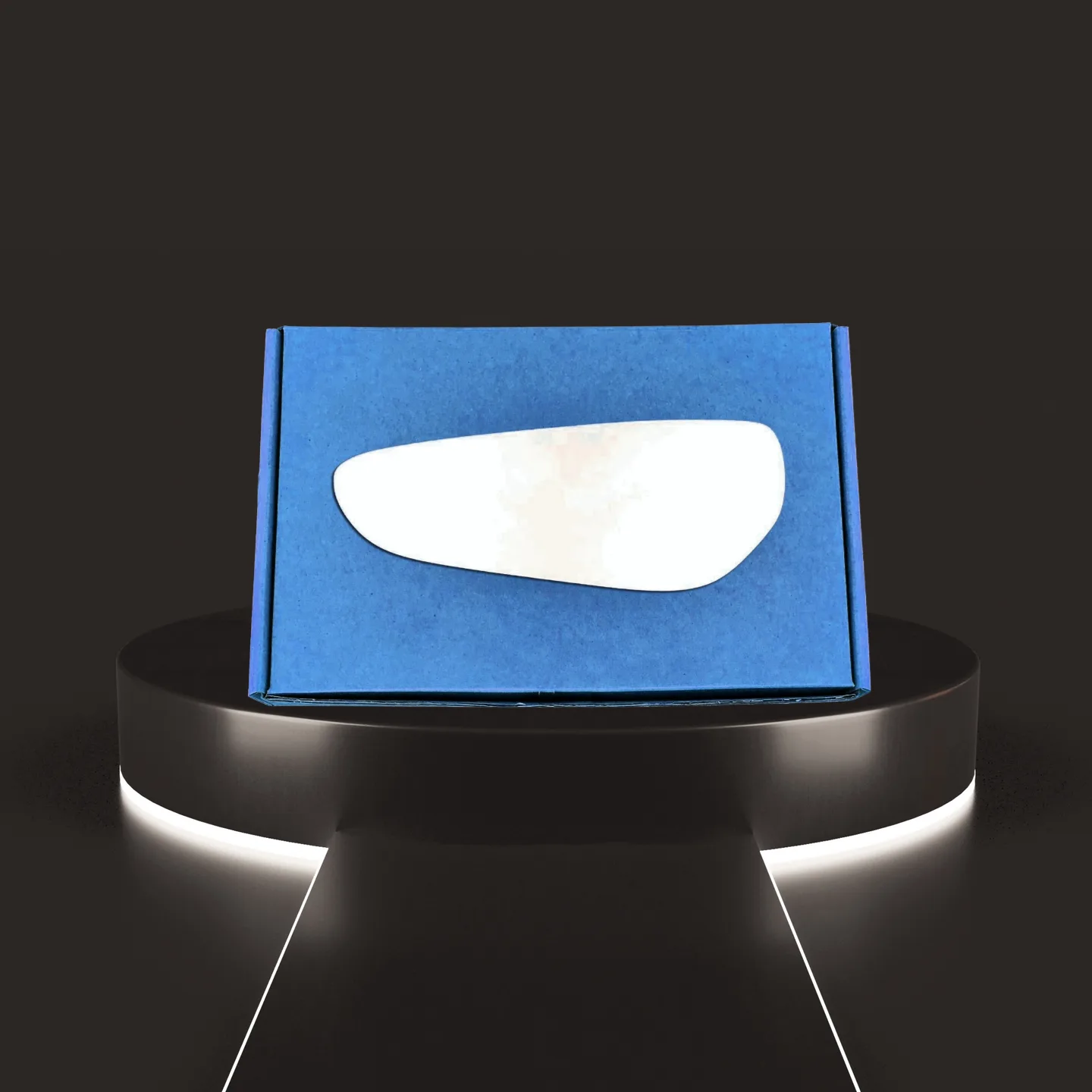 Ford Transit Connect Stick-on Wing Mirror Glass 2014-2018 — Blind-Spot — Left Passenger Side