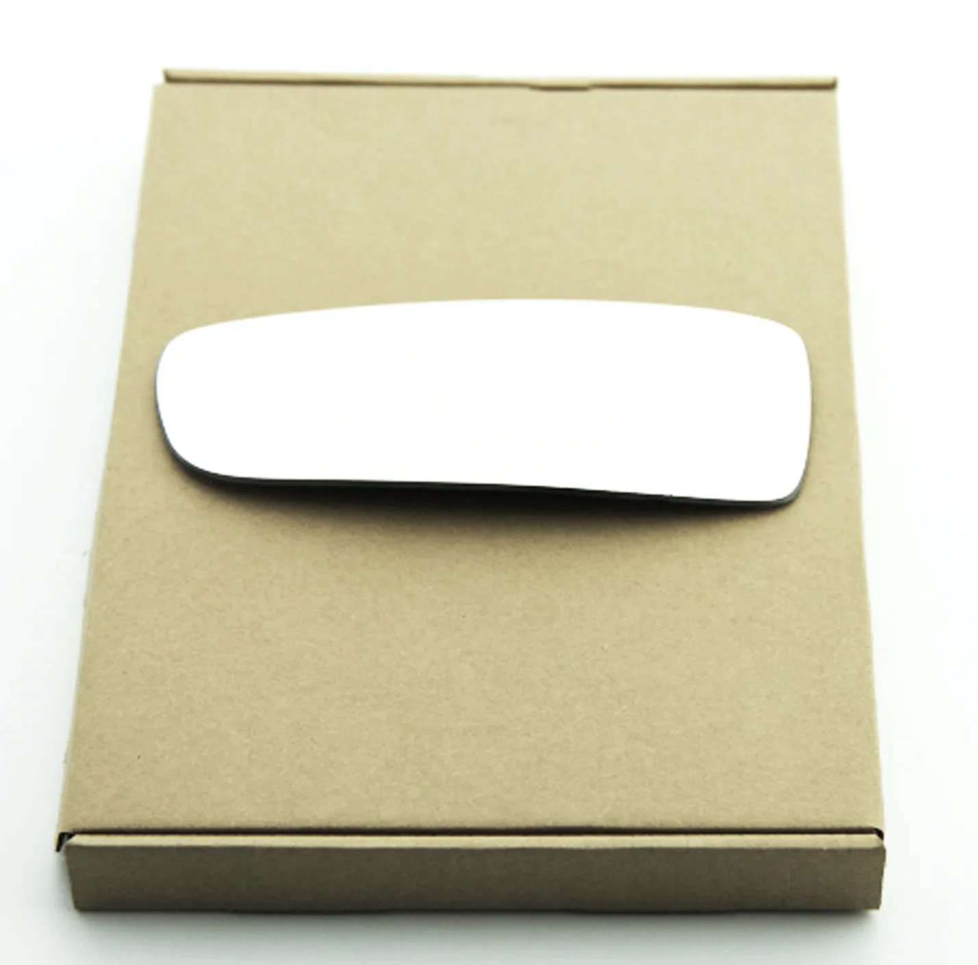 Ford Transit Custom Stick-on Wing Mirror Glass 2023 onwards — Convex, Blind-Spot — Left Passenger Side