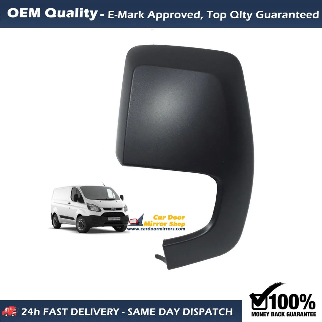 Ford Transit Custom Wing Mirror Cover 2020-2023 — Black — Left Passenger Side