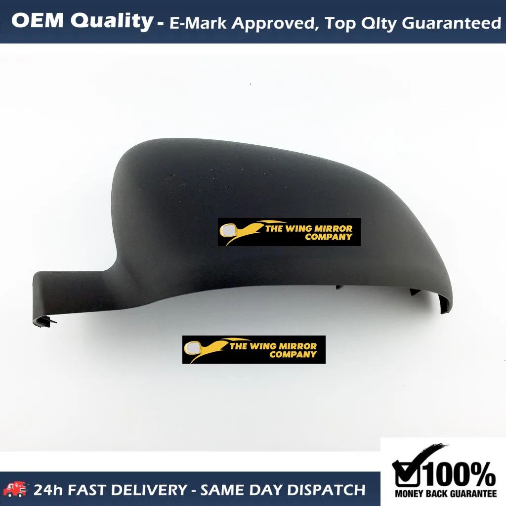 Renault Kangoo Wing Mirror Cover 2013-2021 — Black — Left Passenger Side