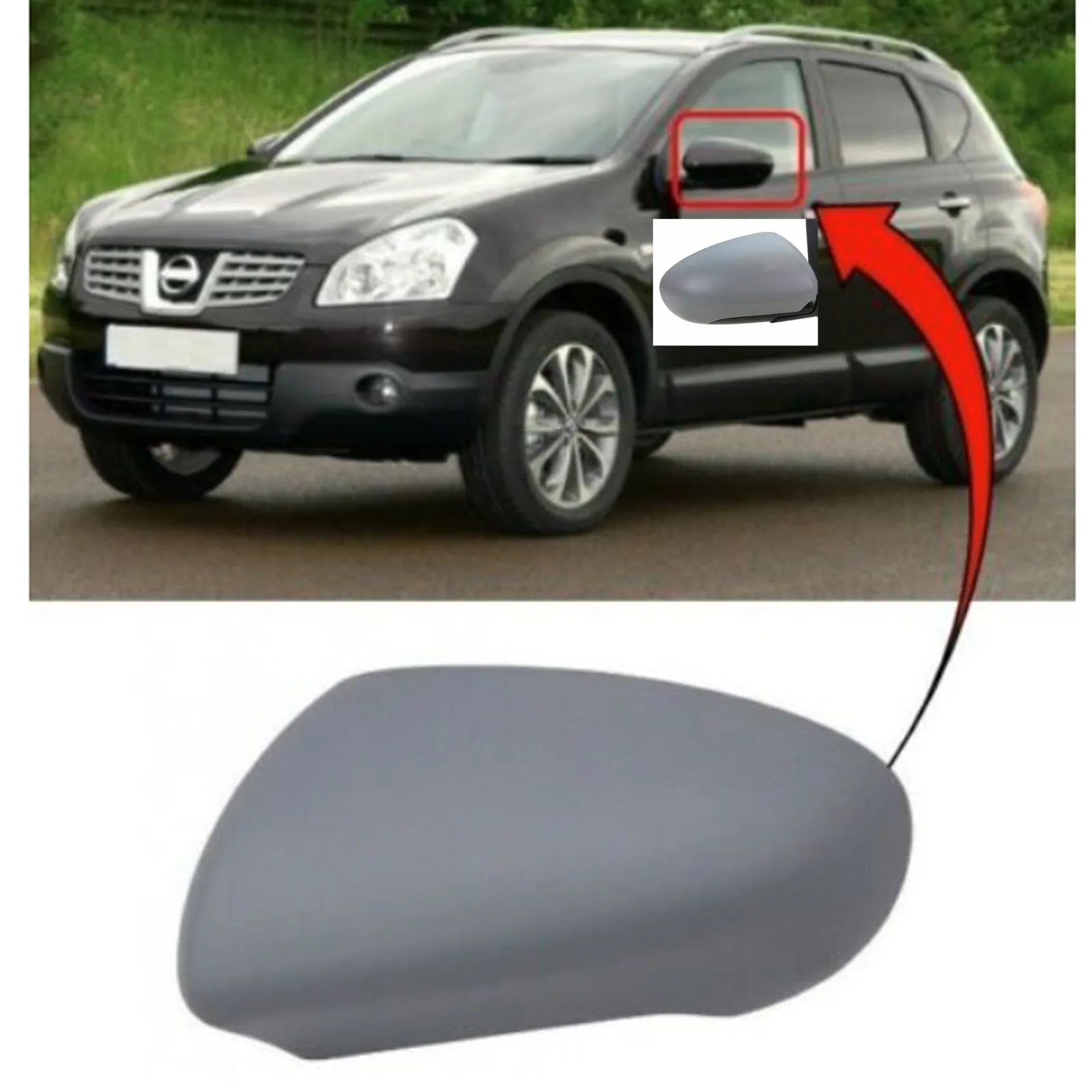 Wing Mirror Covers — Left Passenger Side
