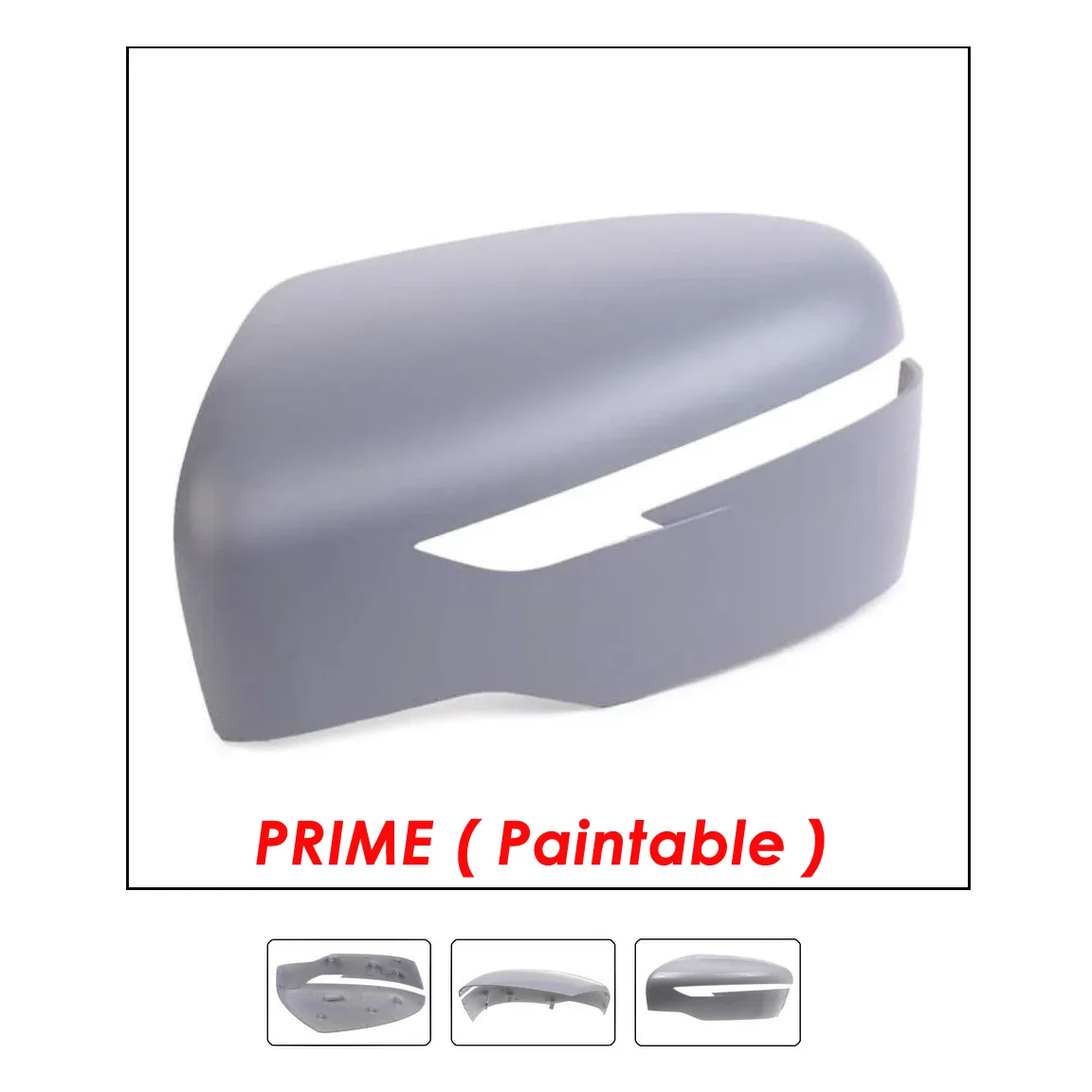 Nissan Qashqai Wing Mirror Cover 2014-2021 — Primed — Left Passenger Side