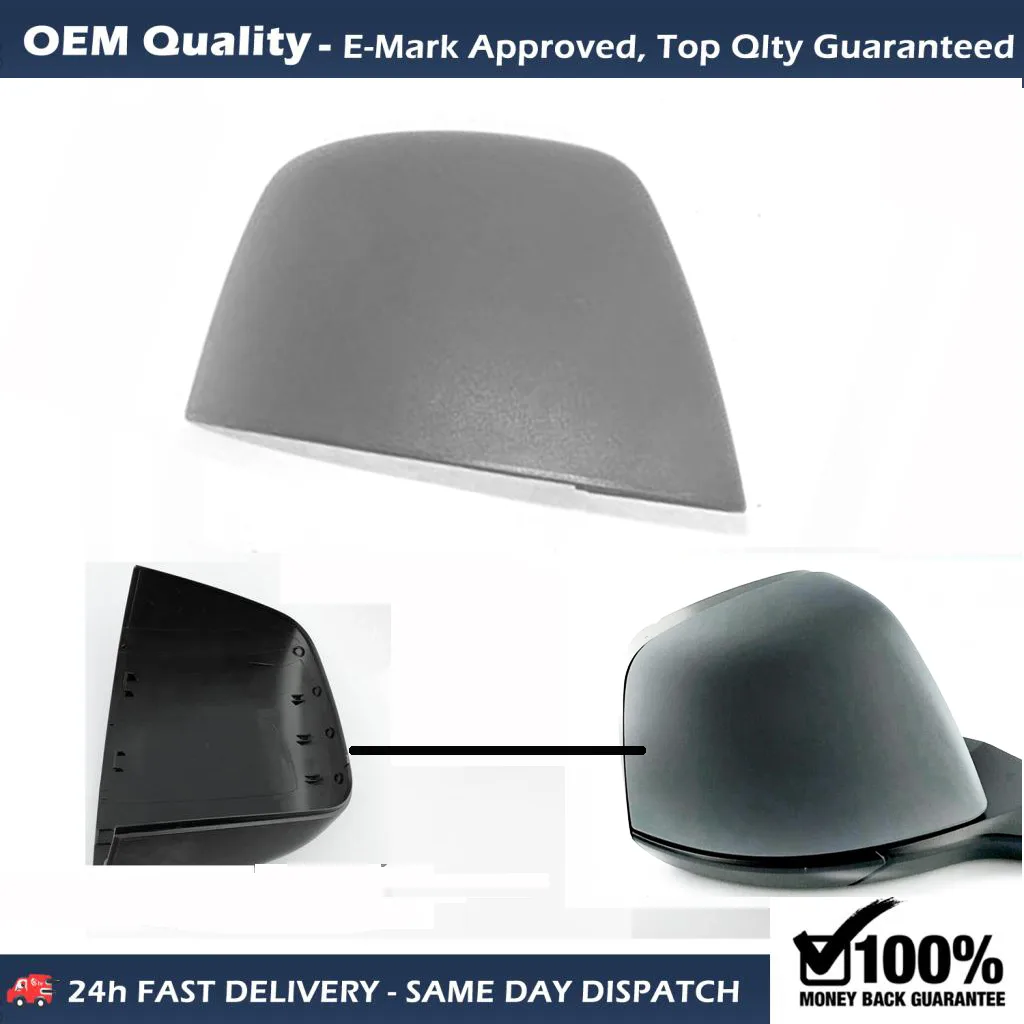 Ford Transit Connect Wing Mirror Cover 2014-2018 — Primed — Right Driver Side