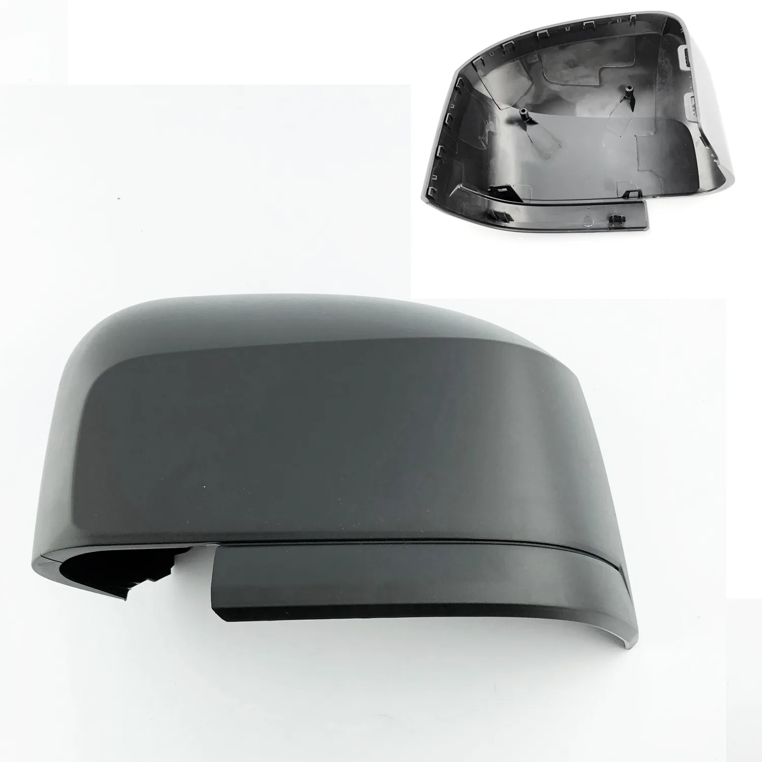 MAN MAN TGE Wing Mirror Cover 2016-2024 — Black, Upper — Left Passenger Side