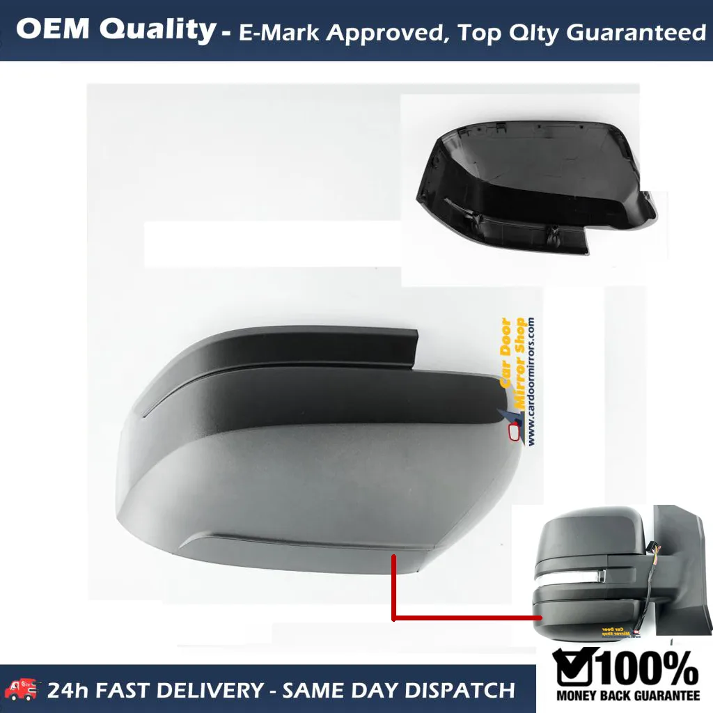 MAN MAN TGE Wing Mirror Cover 2016-2024 — Primed — Left Passenger Side