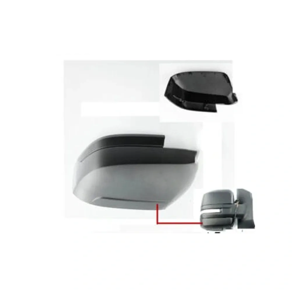 Volkswagen Crafter Wing Mirror Cover 2017-2024 — Black, Lower — Left Passenger Side