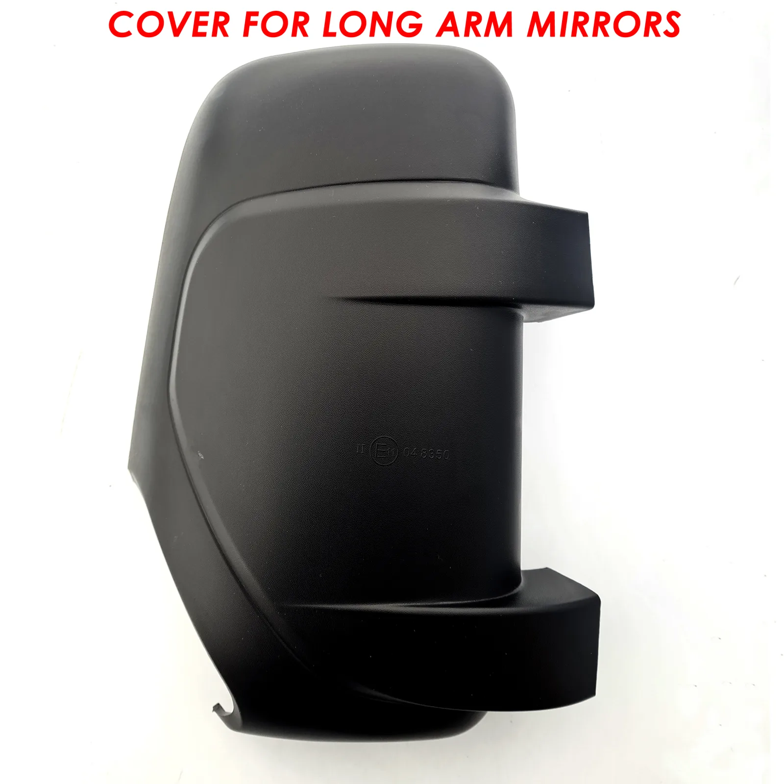 Nissan Interstar Wing Mirror Cover 2010-2024 — Black, Long Arm — Right Driver Side