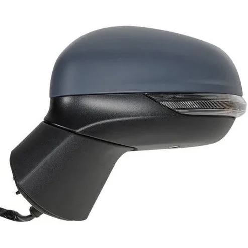Ford Puma Complete Wing Mirror Unit 2019-2024 — Electric, Heated, Power Folding, Indicator, Convex, Primed Cover — Left Passenger Side