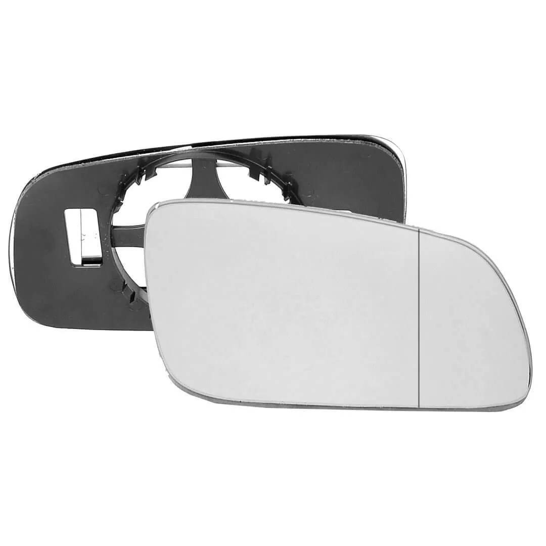 Audi A3 Clip-on Wing Mirror Glass 1997-2000 — Non-heated, Convex — Right Driver Side