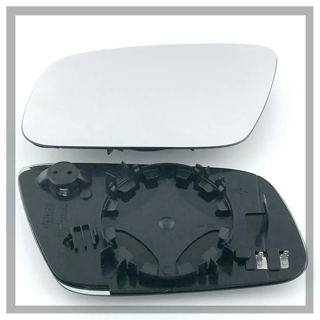 Clip on Wing Mirror Glass — Left Passenger Side
