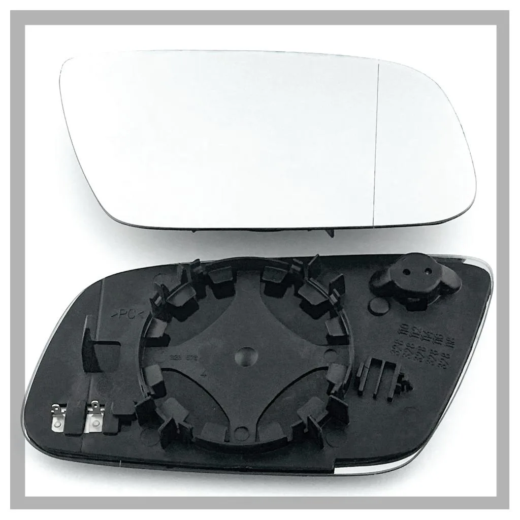 Audi A3 Clip-on Wing Mirror Glass 2001-2003 — Heated, Wide Angle — Right Driver Side