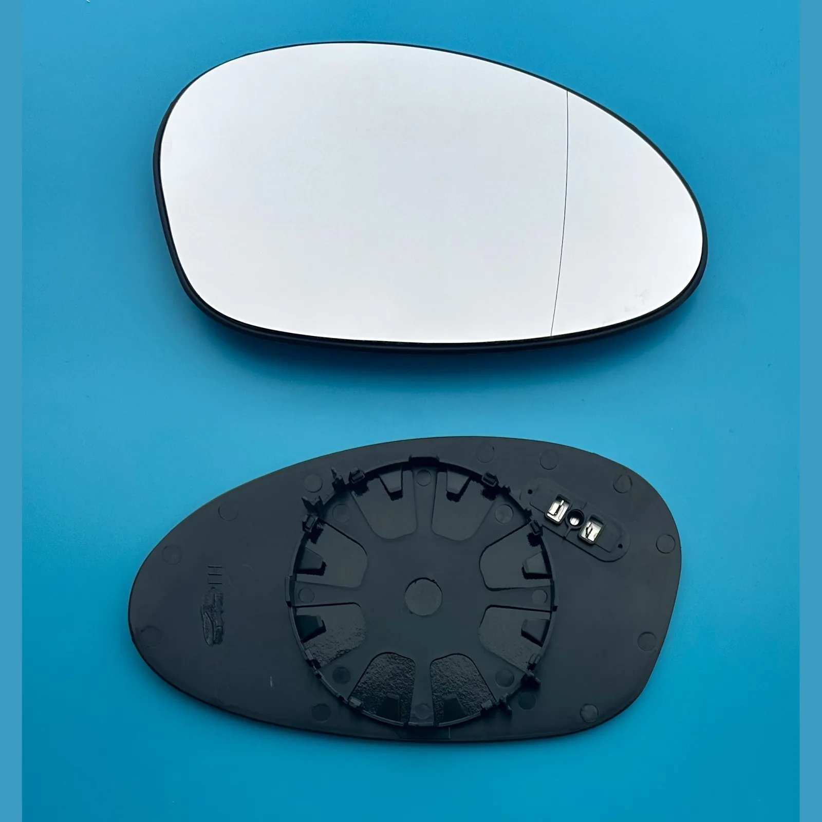 BMW 1 Series Clip-on Wing Mirror Glass 2003-2009 — Heated, Wide Angle — Right Driver Side