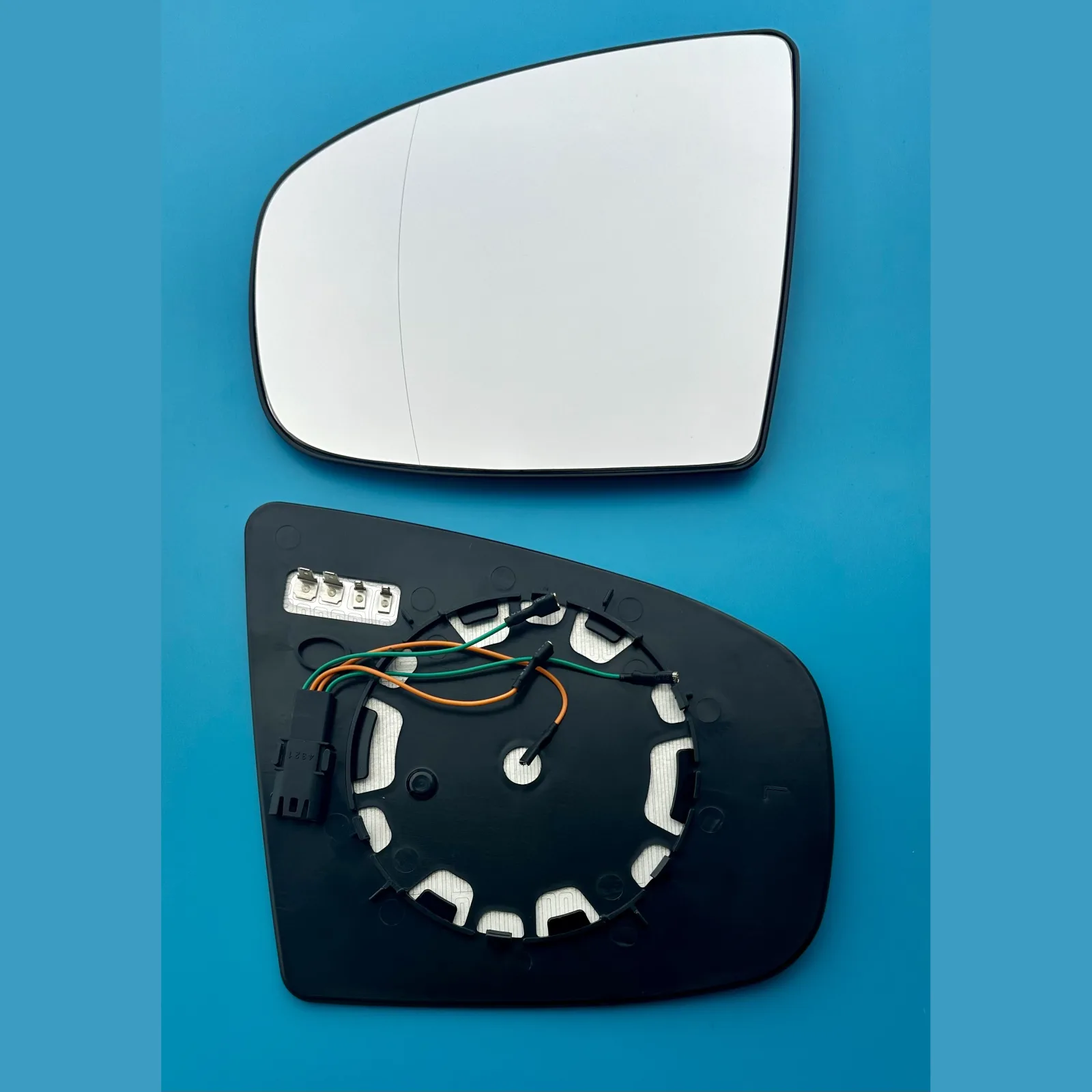 BMW X6 Clip-on Wing Mirror Glass 2008-2014 — Heated, Wide Angle, Lane Assist, Auto-Dimming — Left Passenger Side