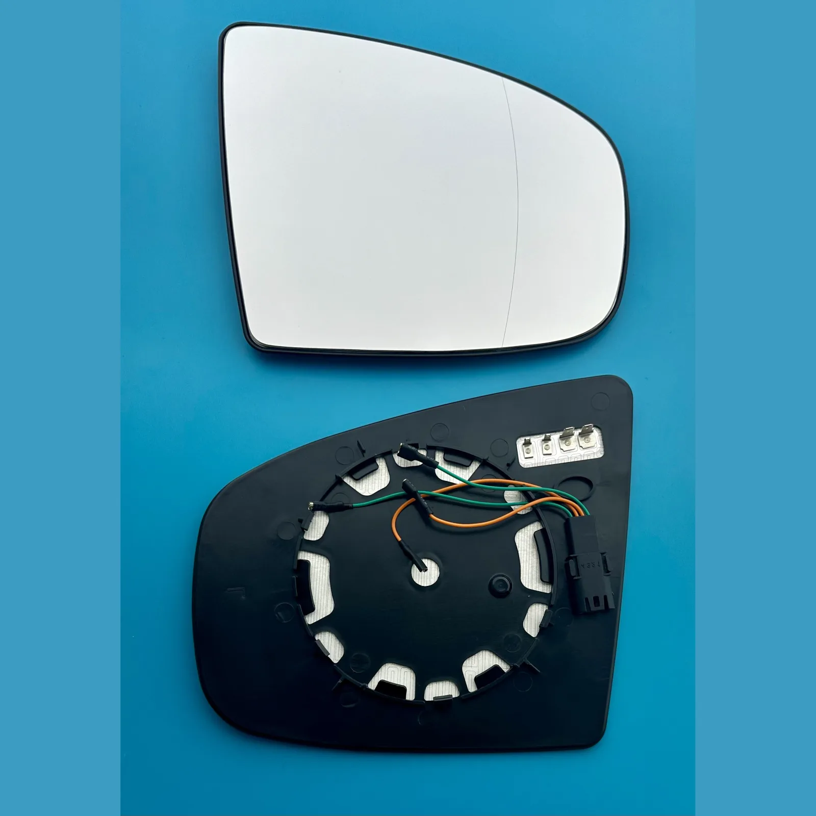 BMW X6 Clip-on Wing Mirror Glass 2008-2014 — Heated, Wide Angle, Lane Assist, Auto-Dimming — Right Driver Side