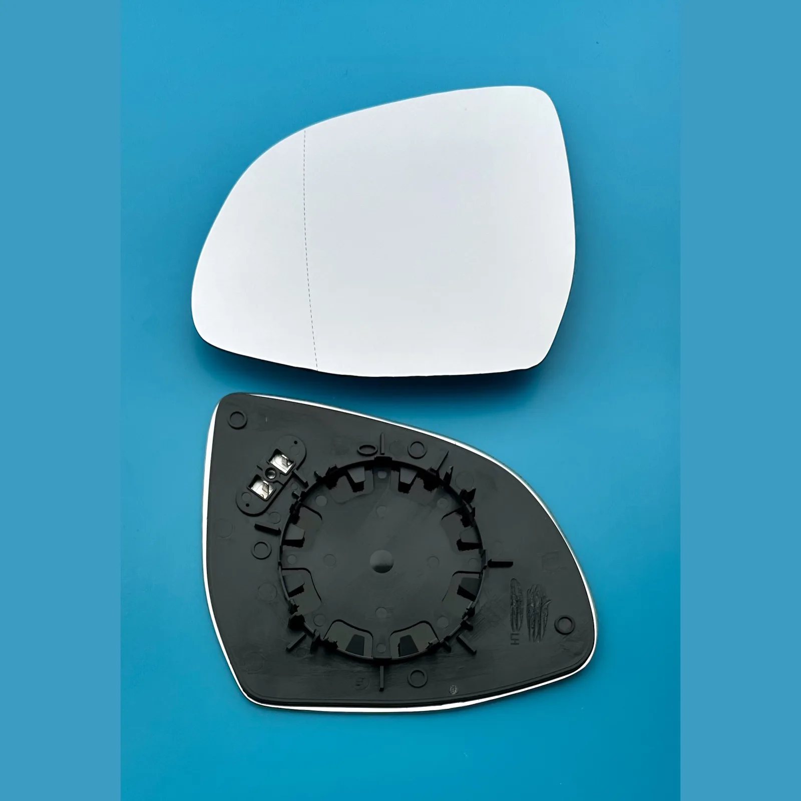 BMW X6 Clip-on Wing Mirror Glass 2015-2024 — Heated, Wide Angle, Auto-Dimming — Left Passenger Side