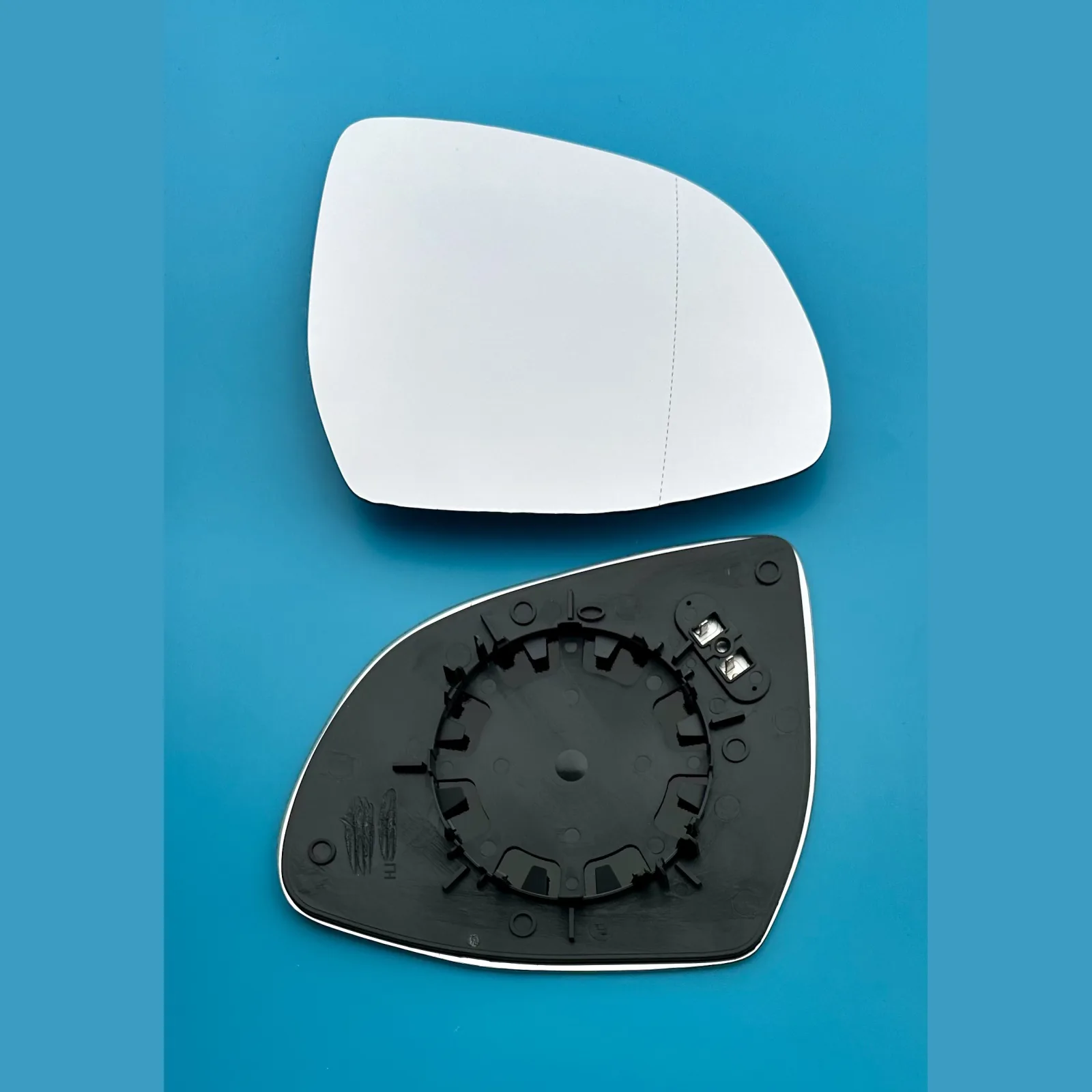 BMW X6 Clip-on Wing Mirror Glass 2015-2024 — Heated, Wide Angle, Auto-Dimming — Right Driver Side
