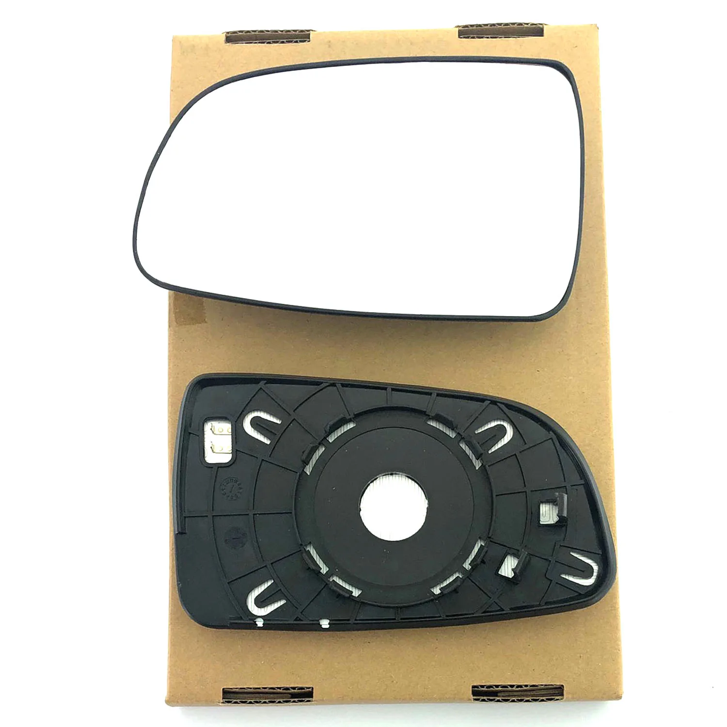 Clip on Wing Mirror Glass — Left Passenger Side