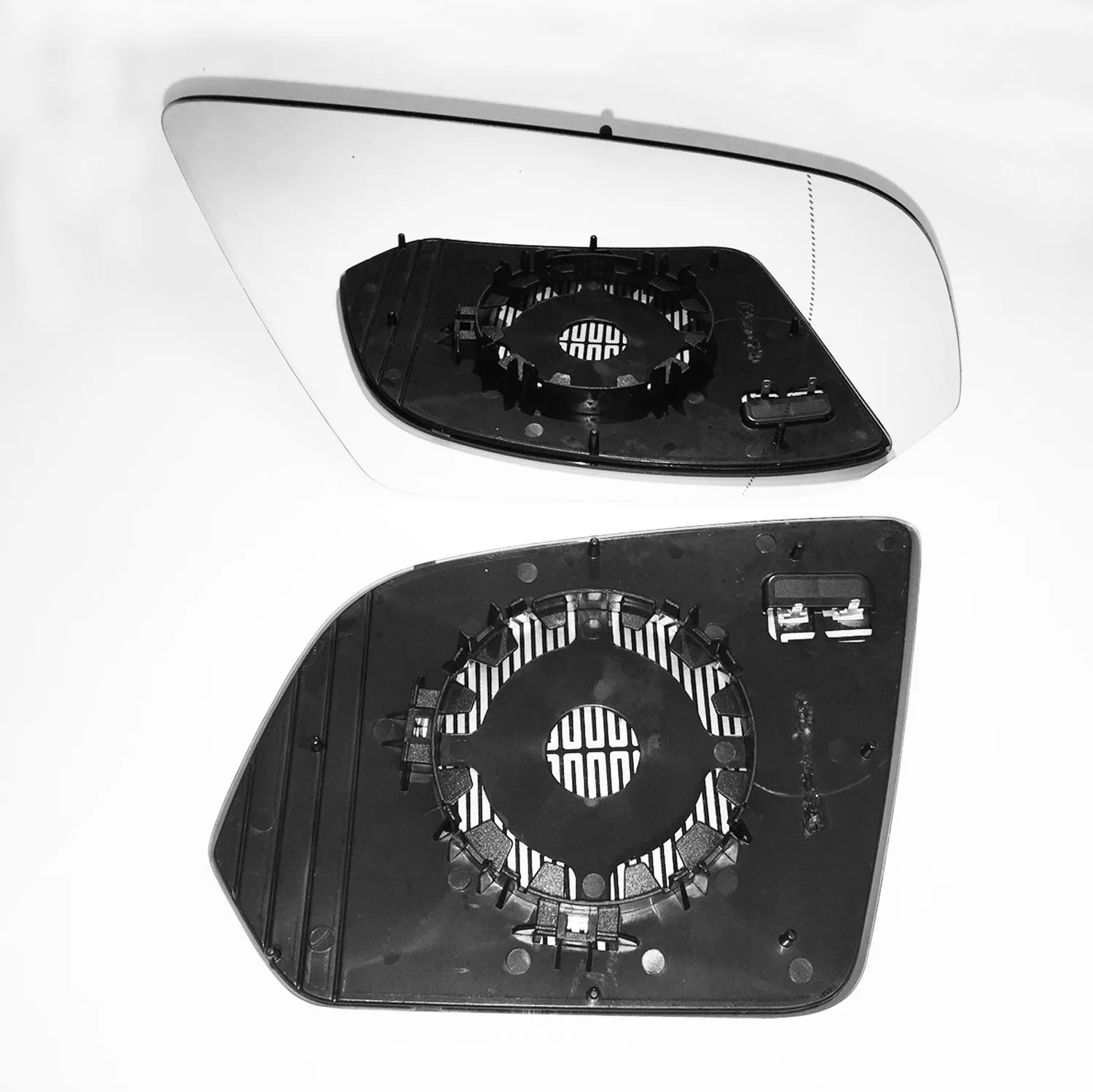 Mercedes V Class Clip-on Wing Mirror Glass 2015-2025 — Heated, Convex — Left Passenger Side
