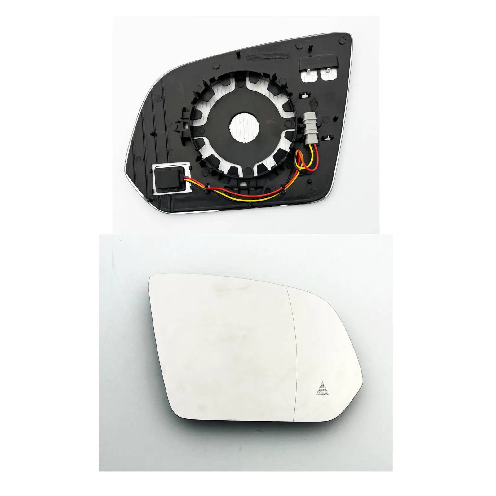 Clip on Wing Mirror Glass — Right Driver Side