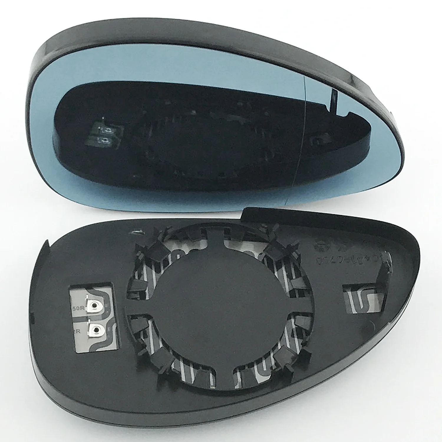 Clip on Wing Mirror Glass — Right Driver Side