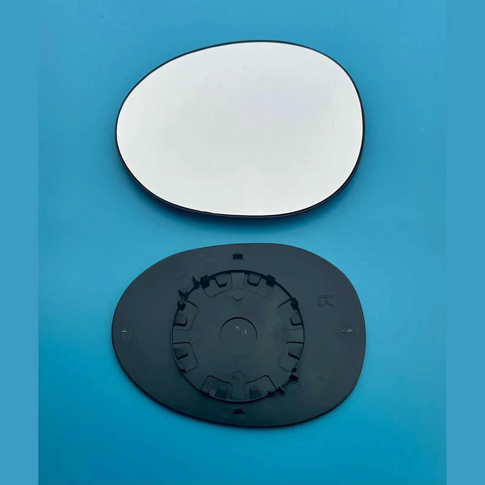 Citroen C1 Clip-on Wing Mirror Glass 2005-2013 — Non-heated, Convex — Left Passenger Side