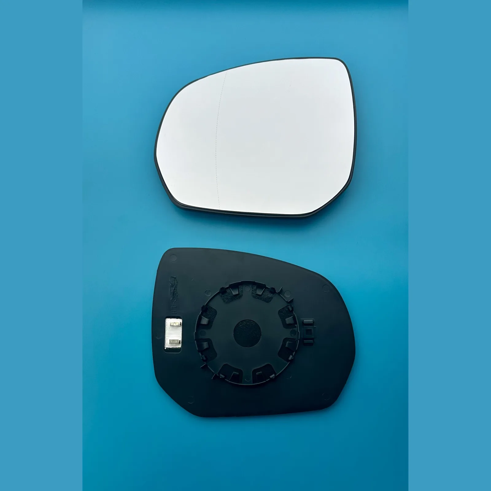 Citroen C4 Picasso Clip-on Wing Mirror Glass 2006-2012 — Heated, Convex — Left Passenger Side