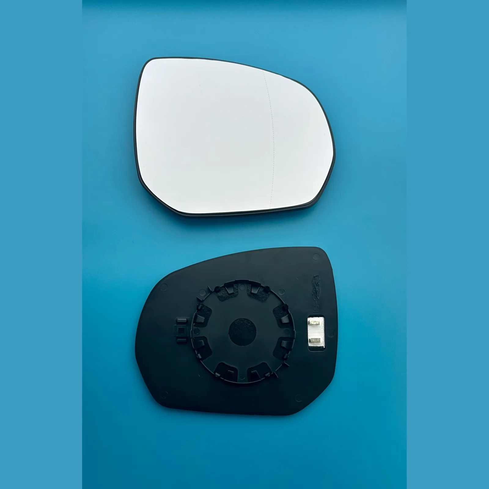 Citroen C4 Picasso Clip-on Wing Mirror Glass 2006-2012 — Heated, Wide Angle — Right Driver Side