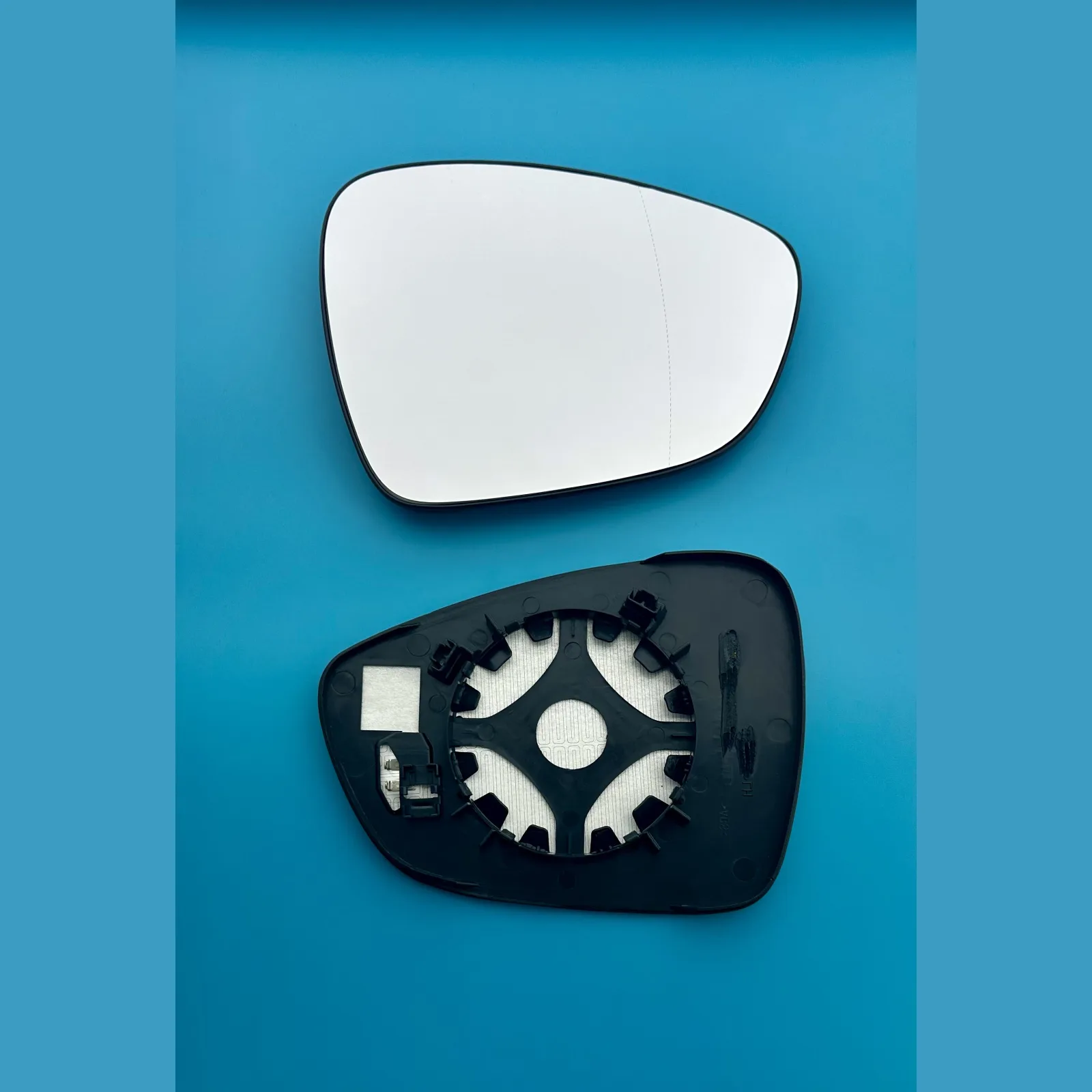 Citroen C3 Clip-on Wing Mirror Glass 2011-2017 — Heated, Convex — Right Driver Side