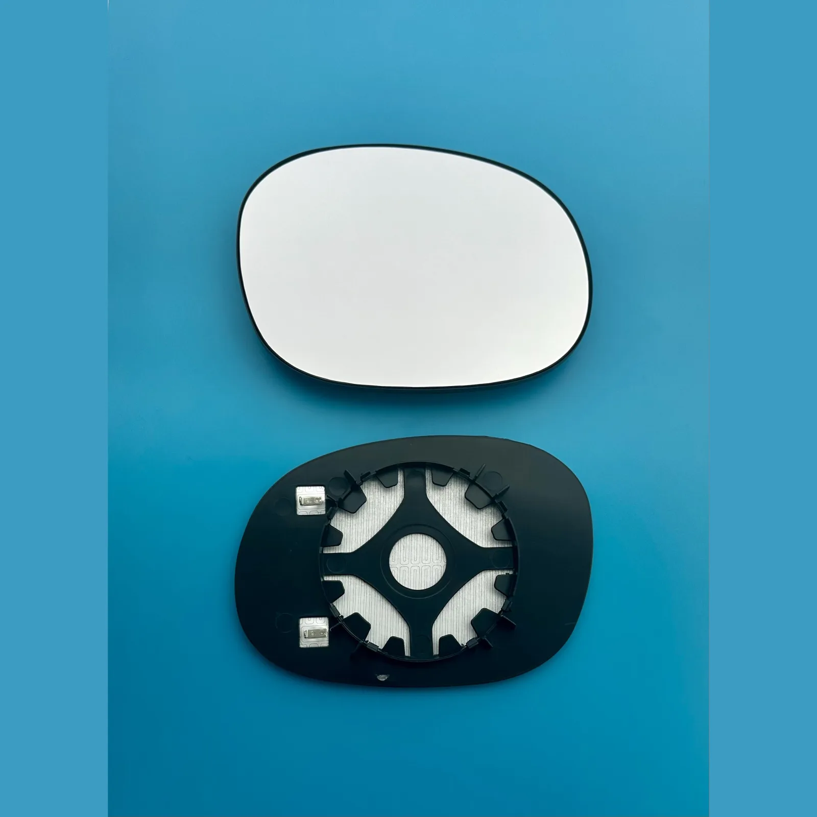 Clip on Wing Mirror Glass — Right Driver Side