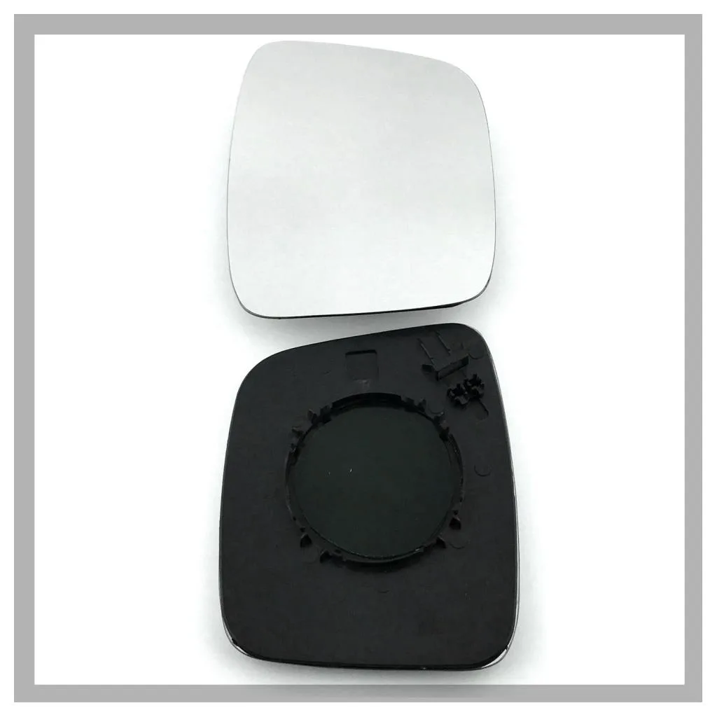 Peugeot Bipper Clip-on Wing Mirror Glass 2008-2024 — Heated, Convex — Right Driver Side