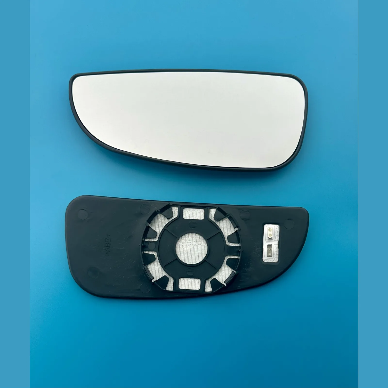 Clip on Wing Mirror Glass — Left Passenger Side