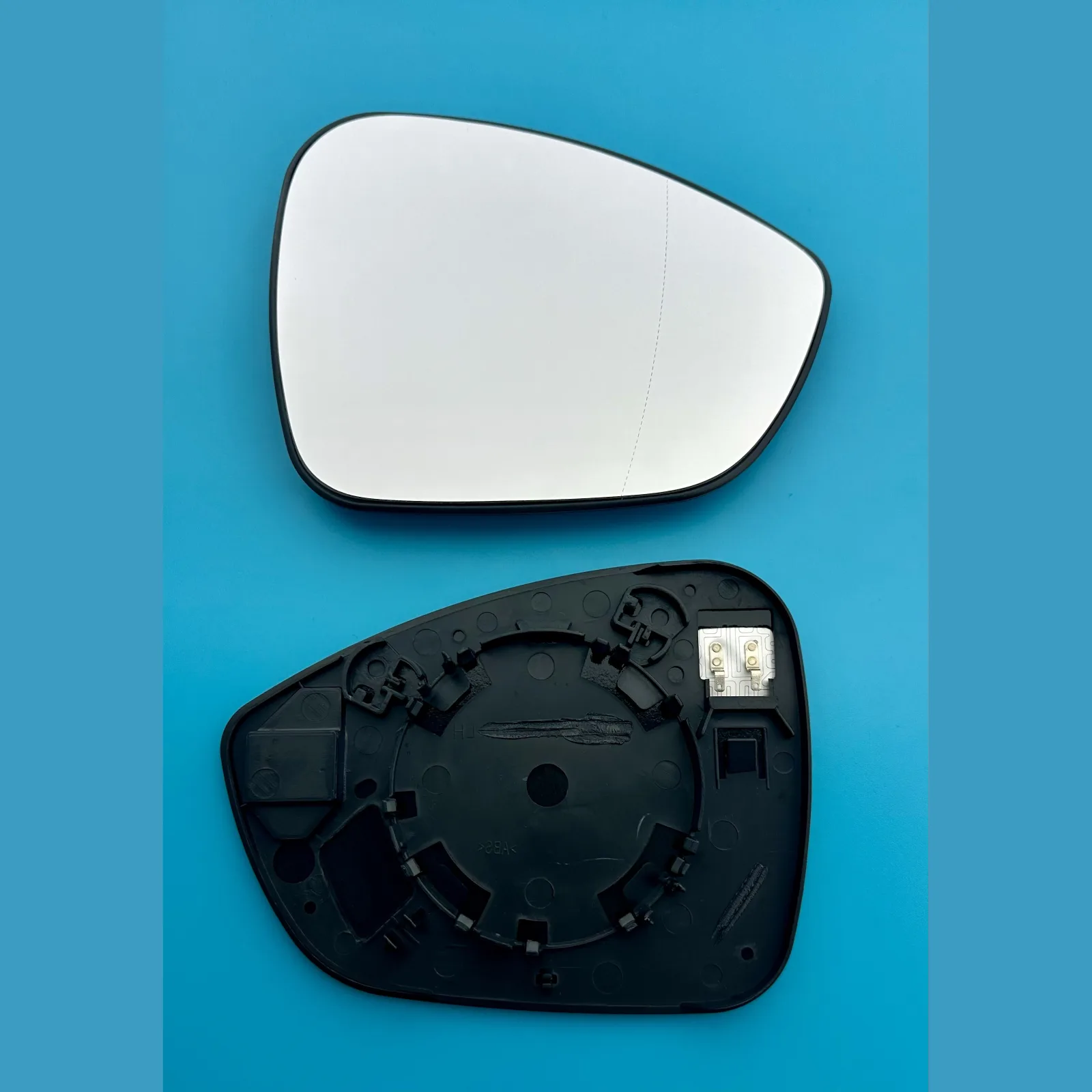 Citroen C4 Clip-on Wing Mirror Glass 2010-2020 — Heated, Wide Angle — Right Driver Side