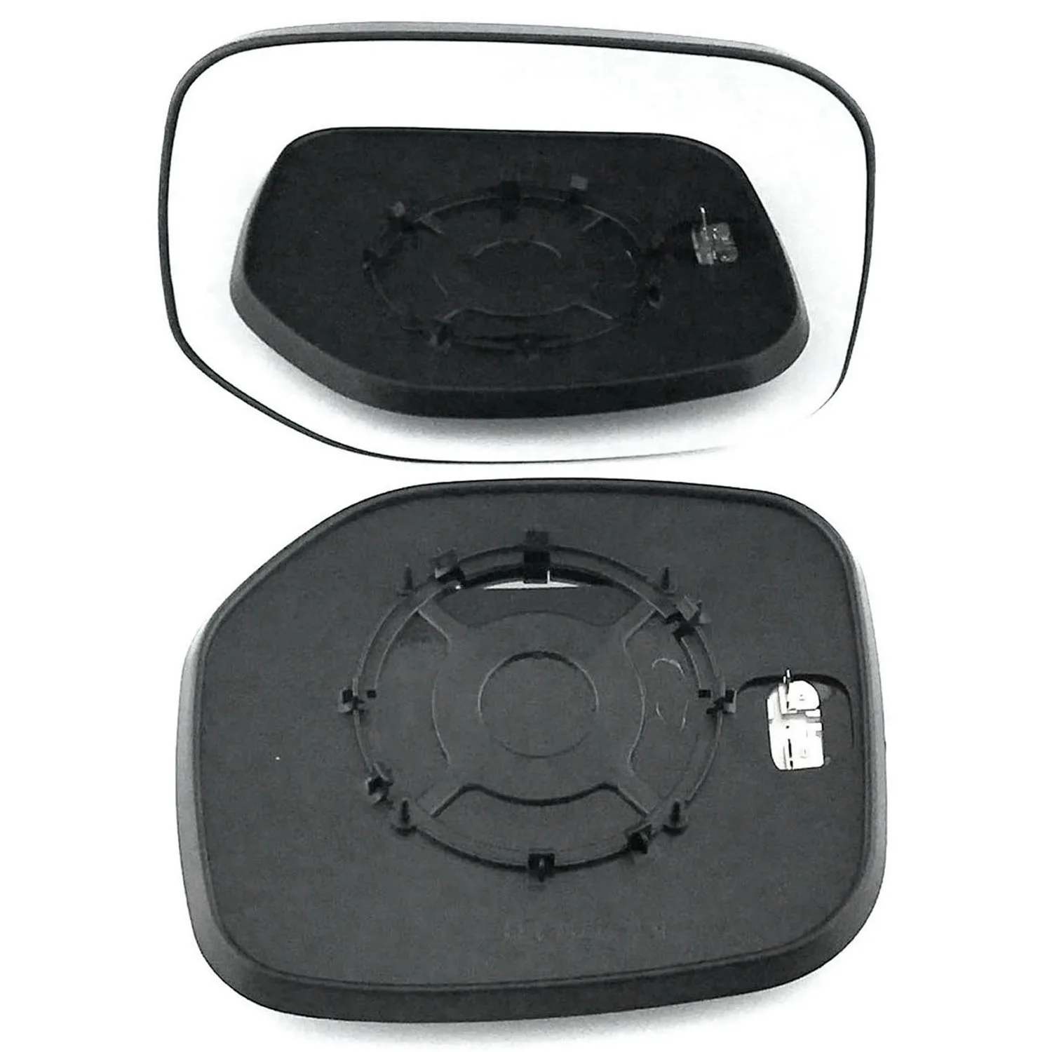 Clip on Wing Mirror Glass — Left Passenger Side