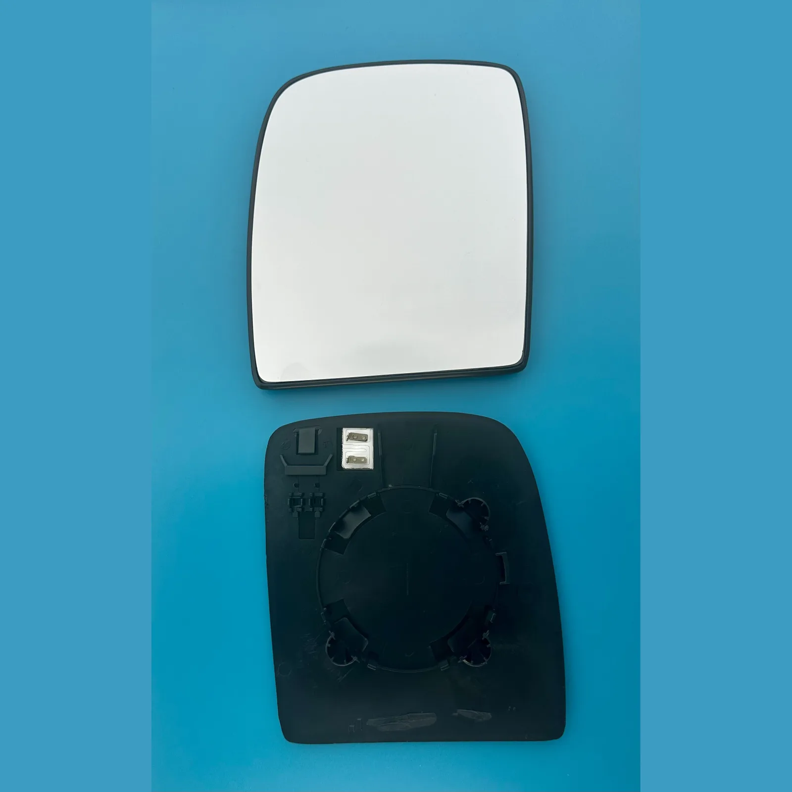 Citroen Dispatch Clip-on Wing Mirror Glass 2007-2015 — Heated, Convex, Twin Glass — Left Passenger Side