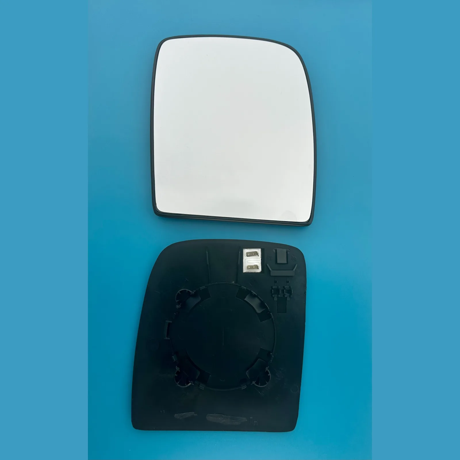 Citroen Dispatch Clip-on Wing Mirror Glass 2007-2015 — Heated, Convex, Twin Glass — Right Driver Side