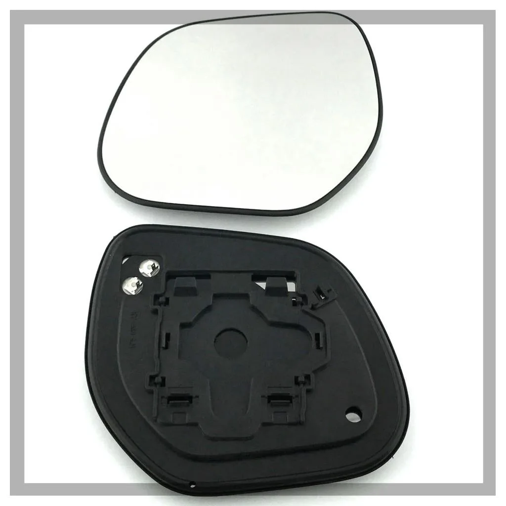Citroen C Crosser Clip-on Wing Mirror Glass 2007-2012 — Heated, Convex — Left Passenger Side