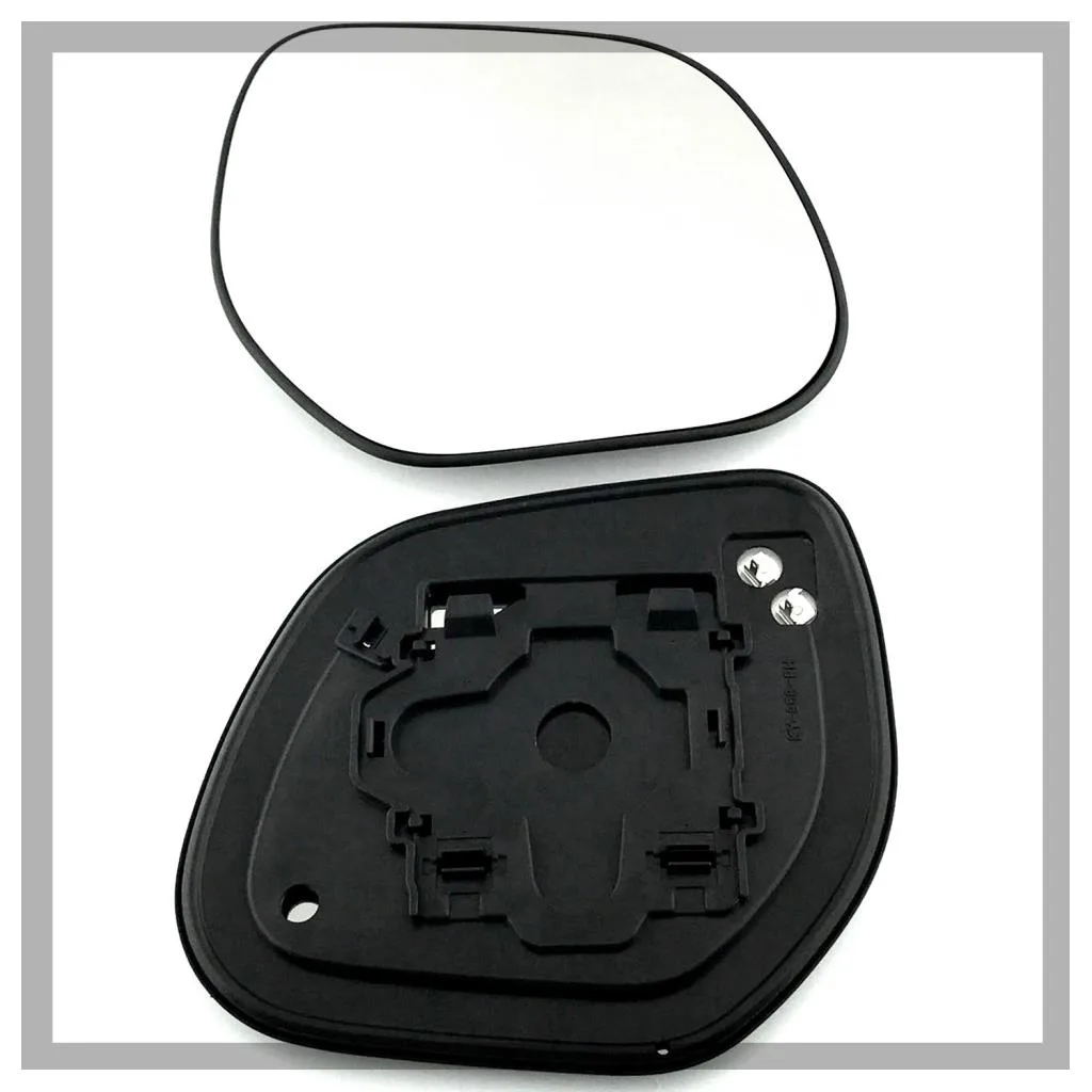 Citroen C Crosser Clip-on Wing Mirror Glass 2007-2012 — Heated, Convex — Right Driver Side