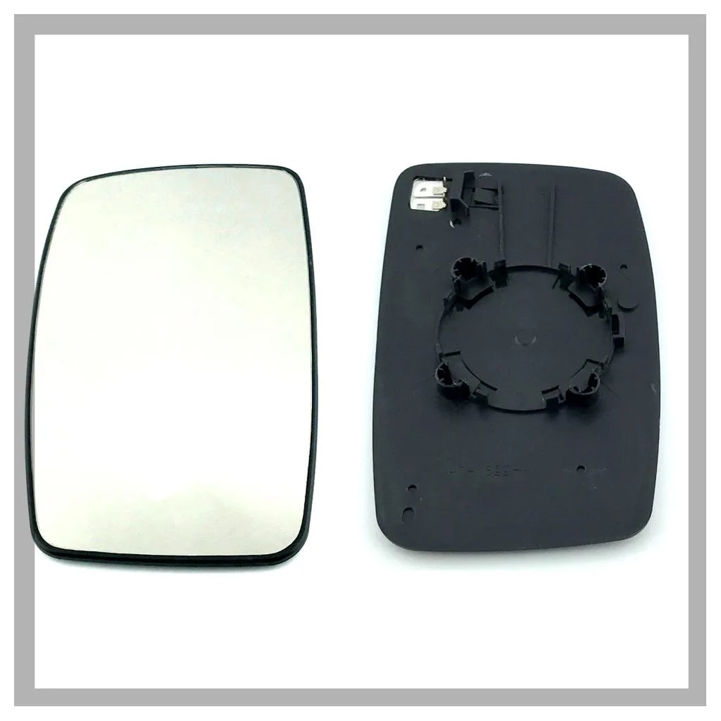 Citroen Dispatch Clip-on Wing Mirror Glass 2007-2015 — Heated, Convex — Left Passenger Side