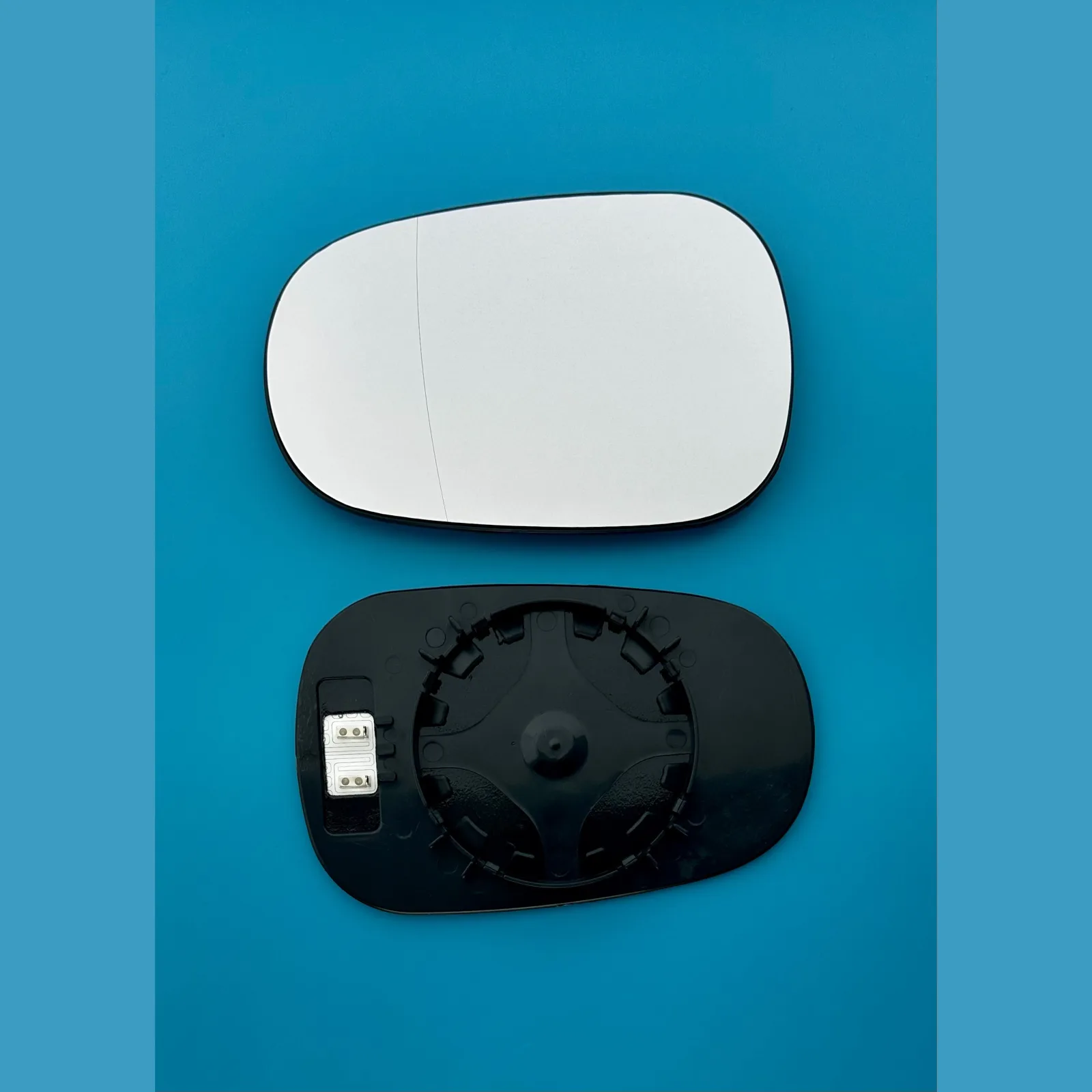 Renault Clio Clip-on Wing Mirror Glass 1998-2009 — Heated, Convex — Pair (Left Passenger + Right Driver)