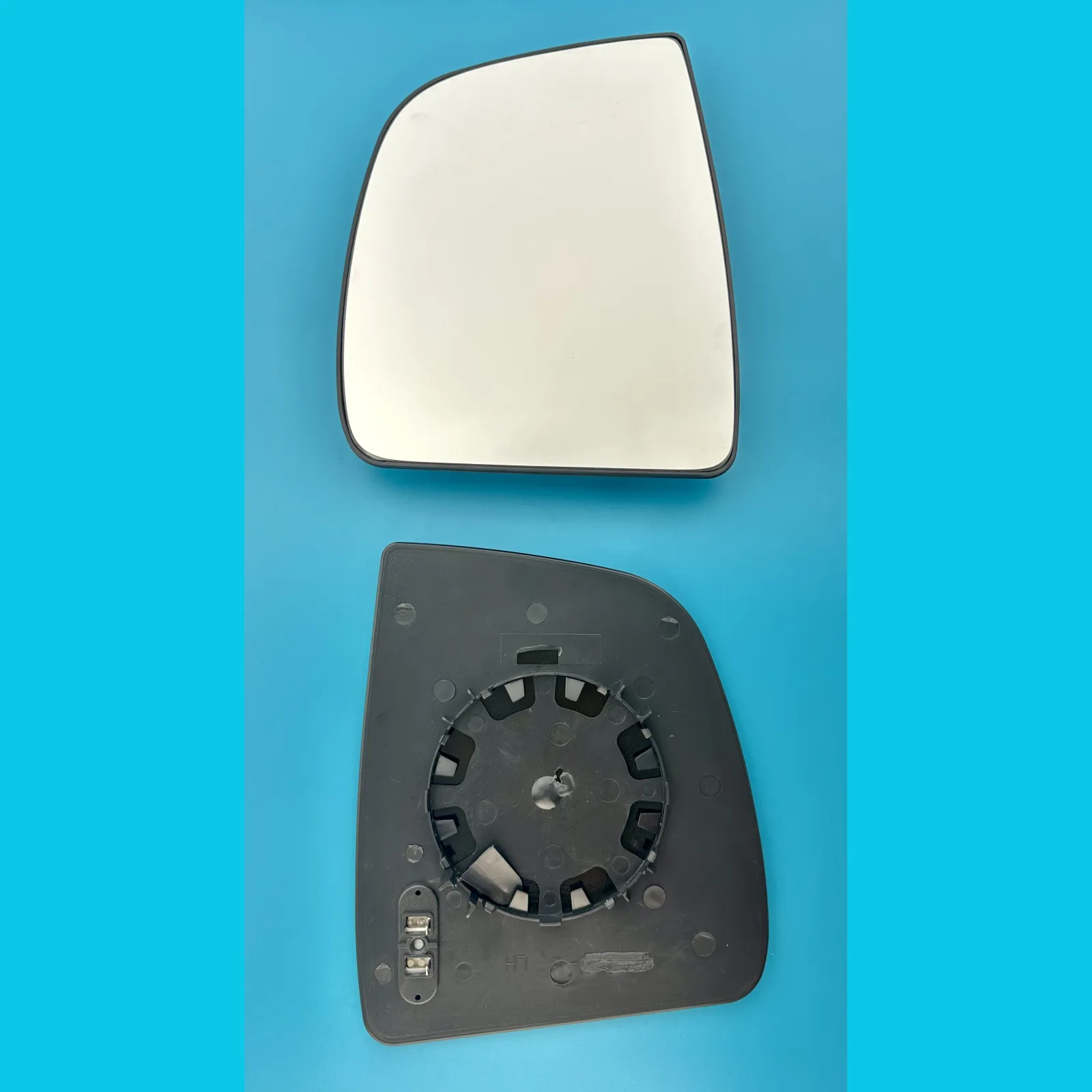 Vauxhall Combo Clip-on Wing Mirror Glass 2012-2018 — Heated, Convex, Twin Glass — Left Passenger Side