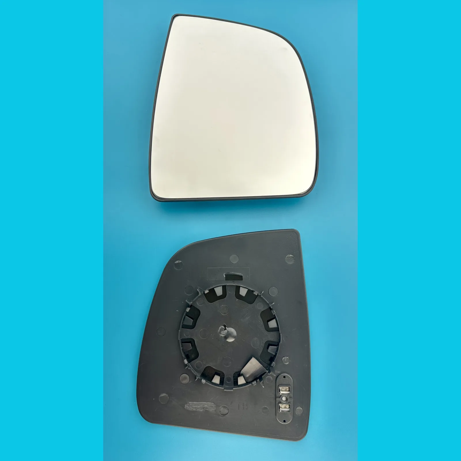Vauxhall Combo Clip-on Wing Mirror Glass 2012-2018 — Heated, Convex, Twin Glass — Right Driver Side