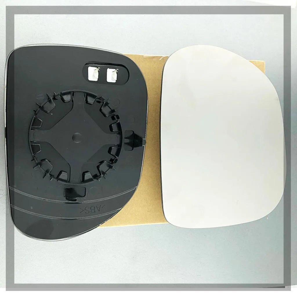 Fiat 500 L Clip-on Wing Mirror Glass 2013-2022 — Heated, Convex — Left Passenger Side