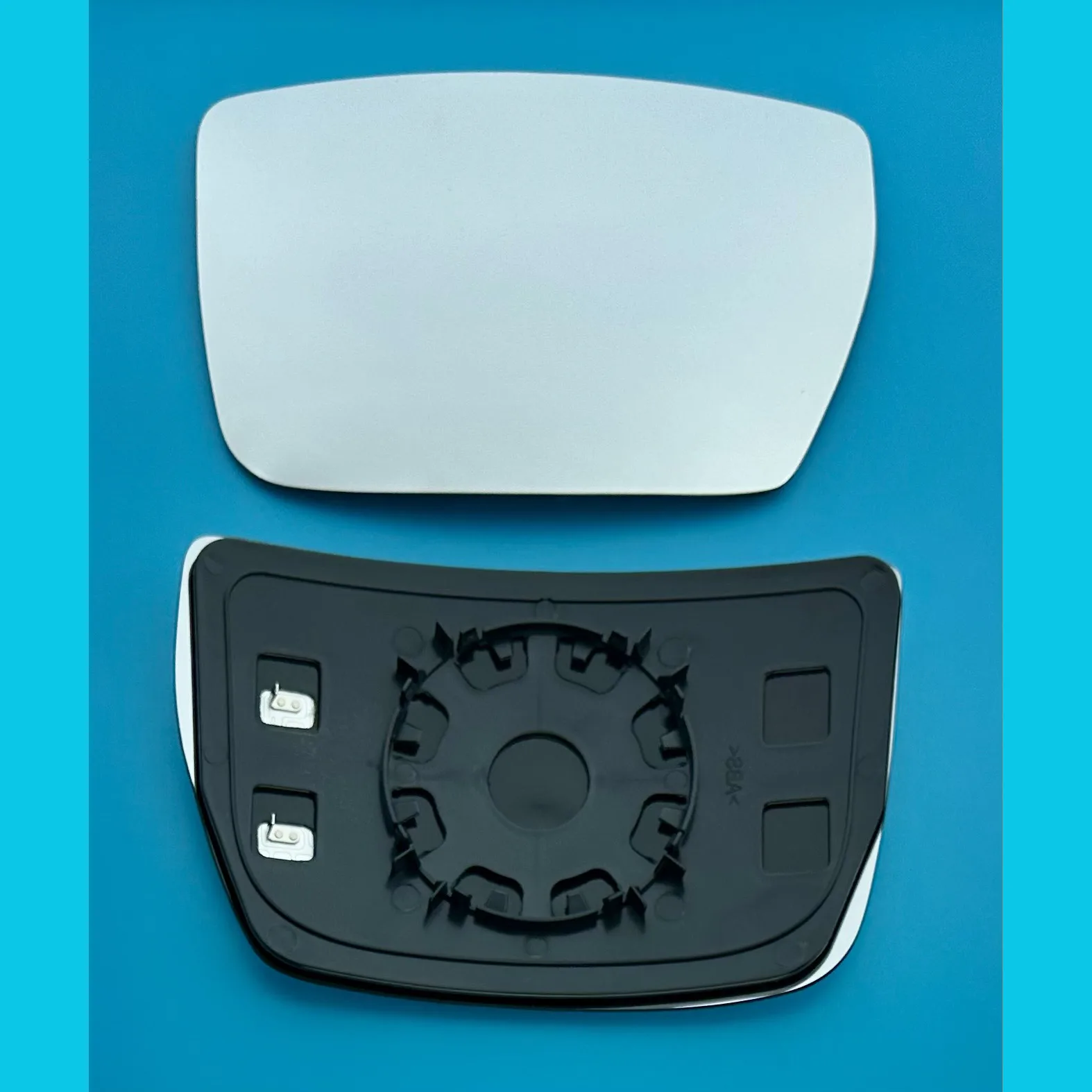 IVECO Daily CHASSIS CAB Clip-on Wing Mirror Glass 2006-2014 — Heated, Wide Angle, Blind-Spot — Right Driver Side