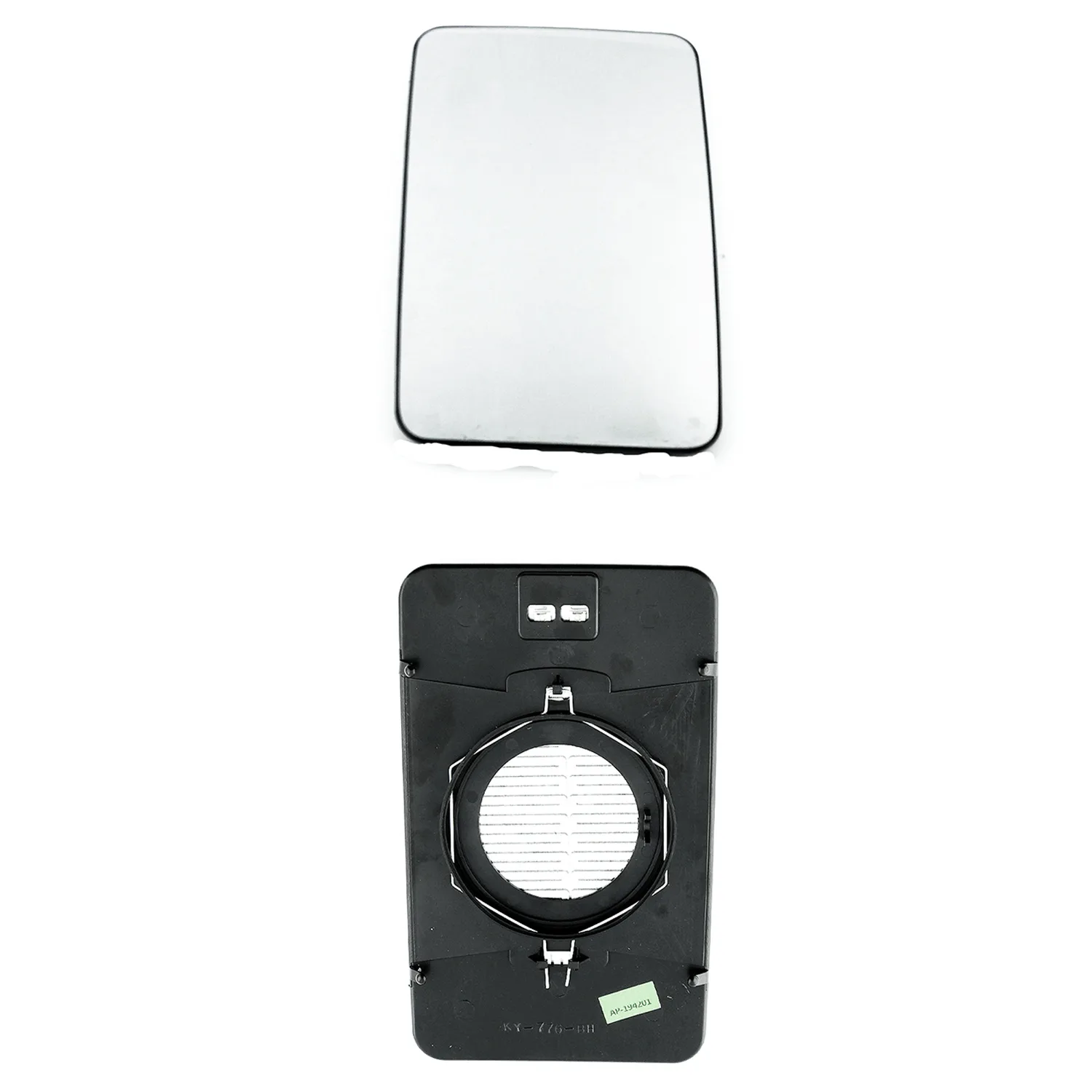 IVECO Daily Clip-on Wing Mirror Glass 2000-2005 — Non-heated, Convex — Pair (Left Passenger + Right Driver)
